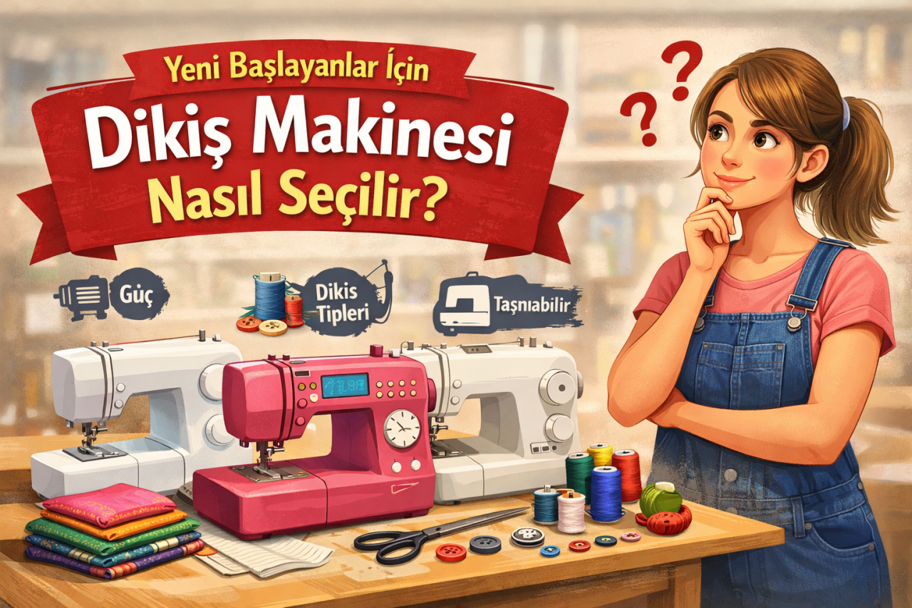Yeni Başlayanlar İçin Dikiş Makinesi Nasıl Seçilir