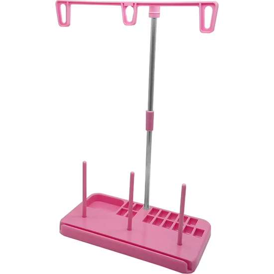 Moonstar Ev Tipi Dikiş Makine Çardağı 3 İplikli Pembe