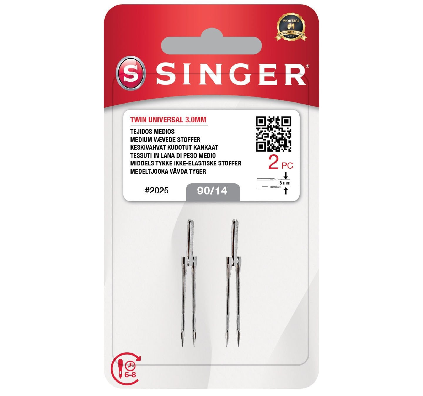 Singer Çift İğne 3mm (90/14) 2025