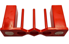 Dikiş Makinesi Mıknatıslı Masura Koyma Aparatı 3'lü Çift Kutulu Kırmızı