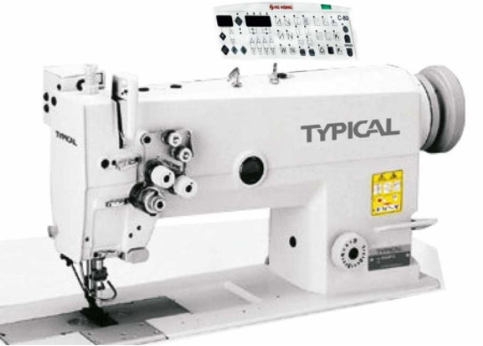 Typical GC-6842-MD3 Çift İğne Küçük Mekik Dikiş Makinesi