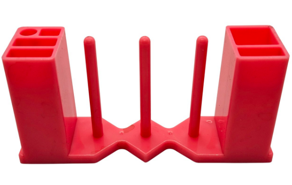 Dikiş Makinesi Mıknatıslı Masura Koyma Aparatı 3'lü Çift Kutulu Pembe