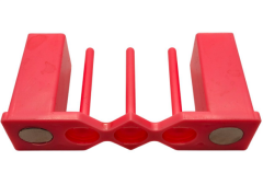 Dikiş Makinesi Mıknatıslı Masura Koyma Aparatı 3'lü Çift Kutulu Pembe