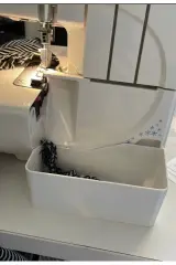 Janome Overlok Makinası Için Çöp Kutusu Atık Fire Kabı